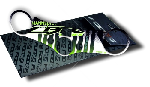 P1 Honda CBR Hannspree fooqs yoke cover protector tankpad 3d autocollant