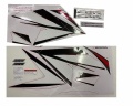 Honda CBR 1000 RR 2012 red black fooqs motorcycle decals aufkleber