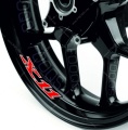 Honda x 11 red wheel rim motorcycle decals fooqs