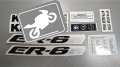 Kawasaki ER 6N 2005 2008 orange 17H  fooqs naklejki stickers decals aufkleber adesivi pegatinas autocollants fairings original nalepky