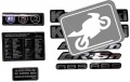 Kawasaki ER-6N 2009 2011 black fooqs motostickers decals aufkleber naklejki oem стикери за мотори