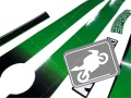 Kawasaki Ninja ZZR 1400 2017 green black fooqs motorsticker naklejki autocollante