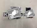 Kawasaki Versys 2008 2009 black fooqs motorcycle stickers autocollante