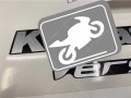 Kawasaki Versys 2008 2009 black fooqs motorstickers naklejki mootorrata kleebised