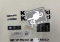 Kawasaki Z 750 2008 2009 green fooqs motorcycle stickers naljepnice