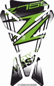 Adesivo per serbatoio V1 KAWASAKI Z 750 bianco GREEN