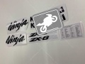 Kawasaki ZX6R 2007 2008 green fooqs motorcycle stickers adhesivos moto