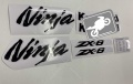 Kawasaki ZX6R 2007 2008 green fooqs motorsticker naklejki motorfiets