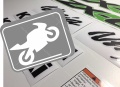 Kawasaki ZX 6RR 2004 green fooqs motostickers naklejki mootorrata kleebised
