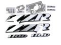 Kawasaki ZZR 1100 2000 black graphite fooqs motorcycle stickers motorfiets