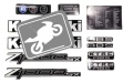 Kawasaki Z 1000 SX 2011 2013 black fooqs naklejki motostickers adesivo motorfiets