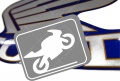 Honda cb 600 s hornet 2000 2003 blue fooqs naklejki motostickers decals