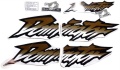 Honda NX 650 Dominator 1998 2001 black fooqs naklejki nalepky motor decals