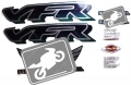 Honda VFR 750 1994 1997 green fooqs naklejki motor stickers aufkleber aftermarket