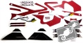 Honda CBR 600 F4i US 2001 2002 red black fooqs naklejki motostickers decals replica motorcykel adesivo