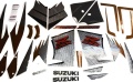 Suzuki Gsxr 750 1997 gold fooqs naklejki motostickers decals replica autocolante pentru motociclete aufkleber
