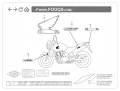 Honda CBF 500 N 2006 2008 fooqs naklejki decals