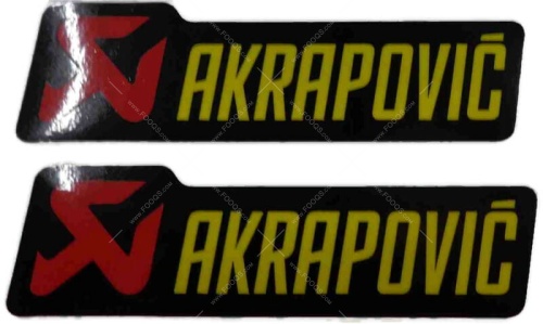 Akrapovic naklejka serwisowa service sticker fooqs oem replica aftermarket