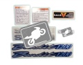 Suzuki Gsf 1200 N Bandit 2001 2005 navy blue fooqs naklejki motor stickers oem parts aufkleber tal mutur