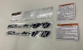 Suzuki GSF 1200 N 2001 2005 black fooqs motorsticker naklejki