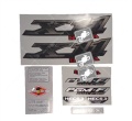 Honda CB 1100 X11 1998 2002 black fooqs naklejki motor stickers oem parts moottoripyöröiden tarrat