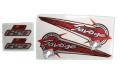 Suzuki LS 650 Savage 1996 1999 orange fooqs naklejki moto sticker naljepnice za motocikl logo