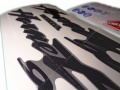 Honda CB 900 Hornet 2002 2005 silver fooqs motor stickers autocollant
