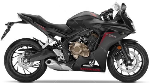 Honda CBR 650 F 2017 2018 black fooqs naklejki motodecals motocikla uzlīmes