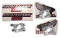 Honda Cb 650 Nighthawk 1985 black fooqs naklejki motodecals stickers aftermarket mootorrata kleebised oem