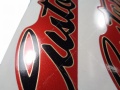 Honda Shadow VT 600 1993 red fooqs naklejki moto sticker tal mutur
