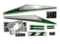 Kawasaki Z 1000 2013 black green fooqs naklejki motostickers decals replica autocolante pentru motociclete oem