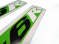 Kawasaki Zx 6r 2008 green fooqs naklejki motor sticker motorkerékpár matricák