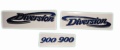 Yamaha Xj 900 S Diversion 1998 2003 silver fooqs naklejki motor stickers oem parts moottoripyöröiden tarrat