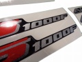 Suzuki Gsxs 1000 F 2014 2020 burgundy black fooqs naklejki motor stickers oem parts nalepke za motorna kolesa
