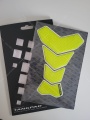 Tankpad yellow fluo Universal Yamaha Suzuki Honda Kawasaki sticker