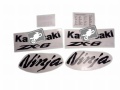 Kawasaki Zx 6r 2005 2006 green fooqs naklejki motor sticker стикери за мотори