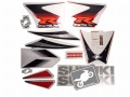 Suzuki Gsxr 1000 2006 red black fooqs naklejki motodecals motosiklet çıkartmalar