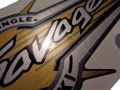 Suzuki Ls Savage 1996 black fooqs naklejki motostickers decals replica motorcykel stickers
