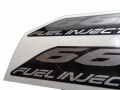 Yamaha Xt 660 R 2005 black fooqs naklejki motor sticker adhesivos moto