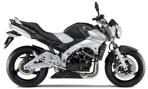 Suzuki GSR 600 2006 2010 black matt fooqs motorcycle decals aufkleber