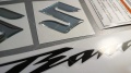 Suzuki GSF 650 S Bandit 2010 graphite blue fooqs motorsticker naklejki