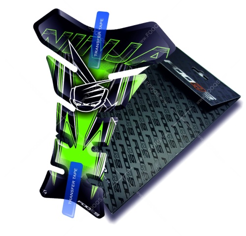 Tankpad Kawasaki Ninja 125 250 300 400 650 T1 green sticker