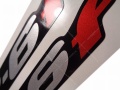 Kawasaki er 6f 2006 black red fooqs naklejki moto stickers oem parts moottoripyöröiden tarrat autocollant