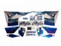 Kawasaki zx 9r zx9r 1999 blue fooqs naklejki motostickers decals replica adhesivos moto decal