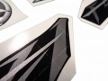 Yamaha fz1 n 2006 black fooqs naklejki motor sticker 摩托車貼紙 adesivo naklejka