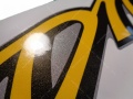 Yamaha tdm 850 1997 1999 silver yellow fooqs naklejki motodecals stickers aftermarket nalepky adesivo