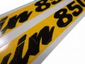 Yamaha tdm 850 1997 1999 silver yellow fooqs naklejki motodecals stickers aftermarket nalepky aufkleber