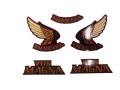 Honda VF 1100 C V65 Magna 1986 burgundy fooqs motorcycle stickers
