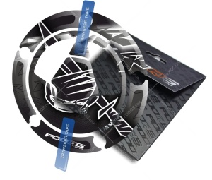 Kawasaki ZX-6R ZX-7R ZX-10R Adhesivo de llenado de combustible negro