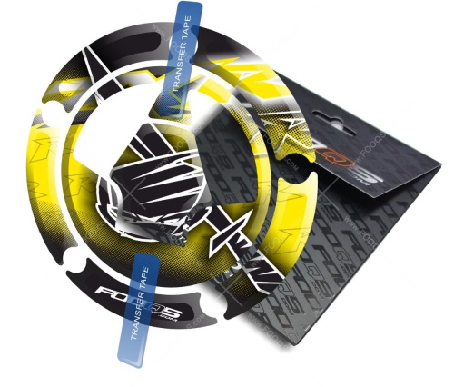 Cappad Kawasaki ZX 6R 7R 10R T1 yellow sticker